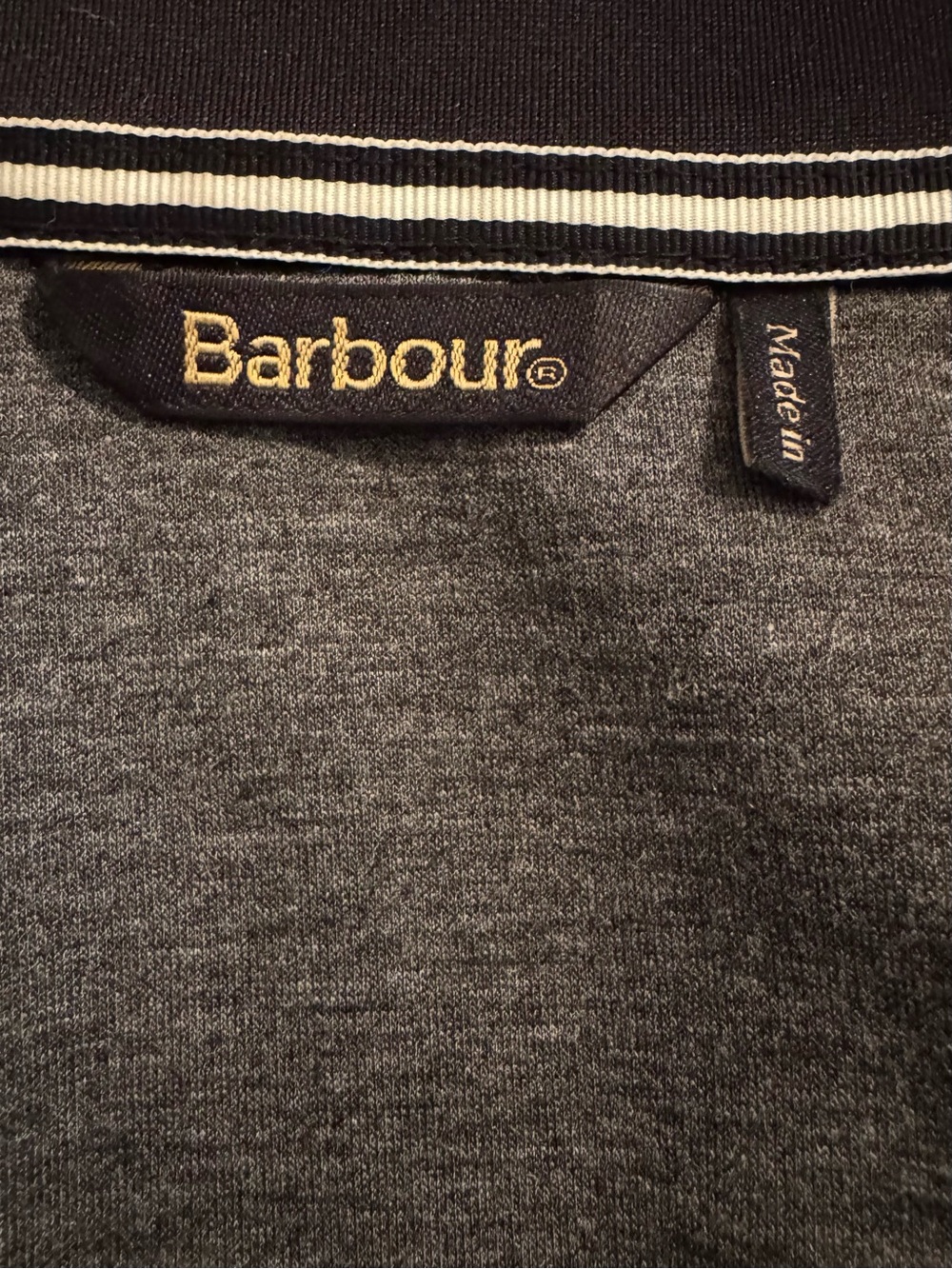 Barbour International Women's Dunnet Quilted Front Zip Sweatshirt Jacket Size 6 - Picture 8 of 8